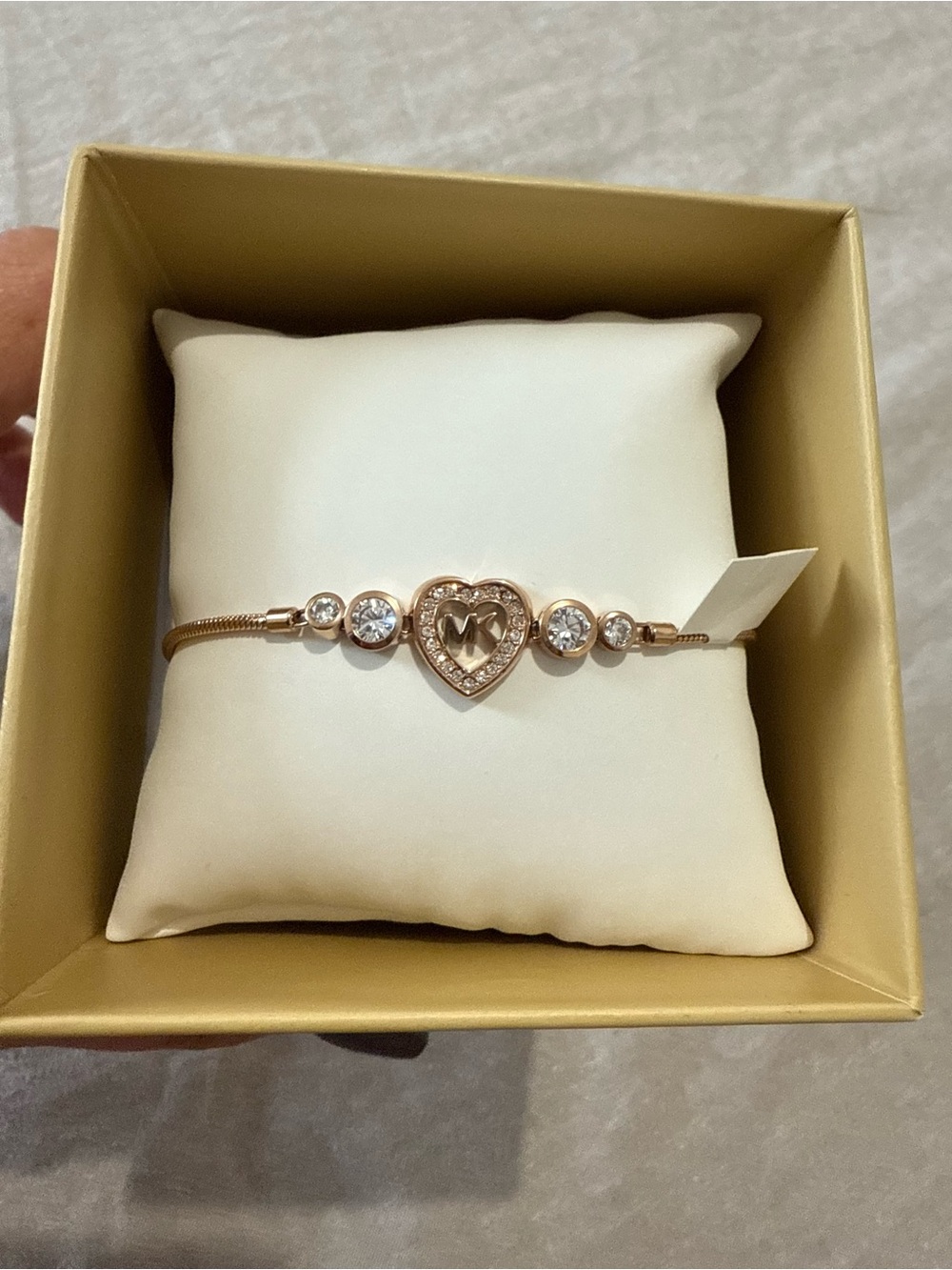 Michael Kors rose gold bracelet